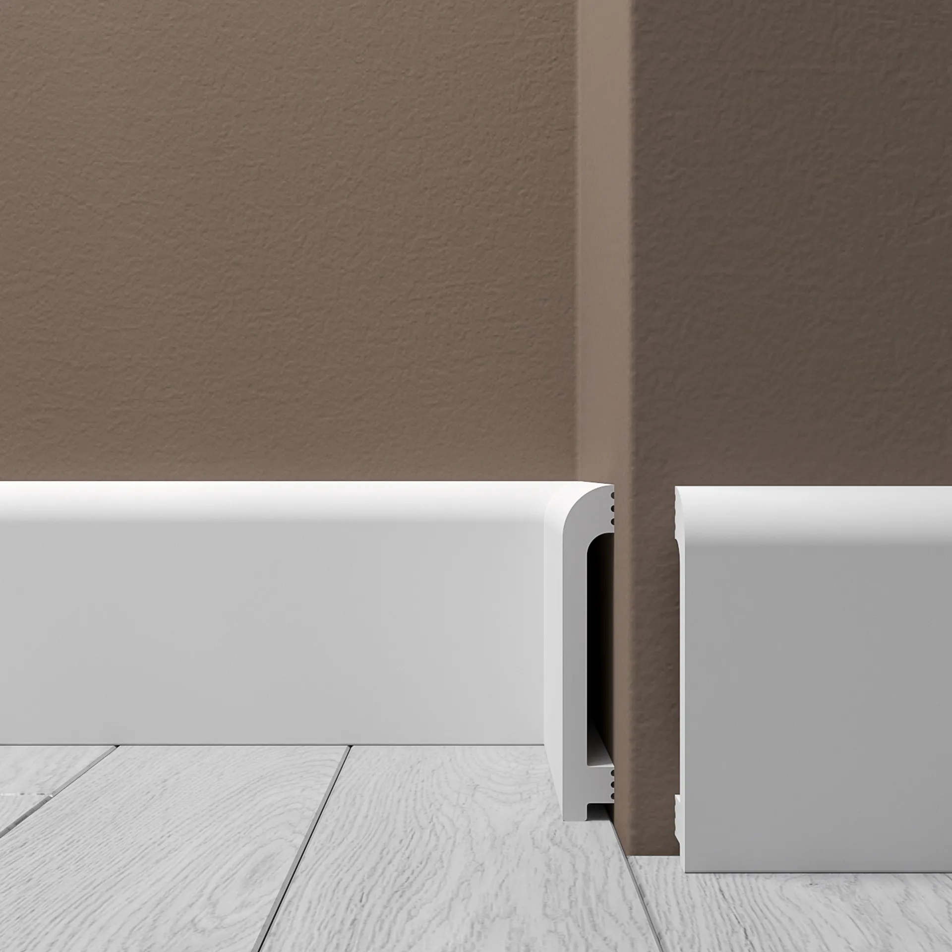 Плинтус напольный Н-3 100/16