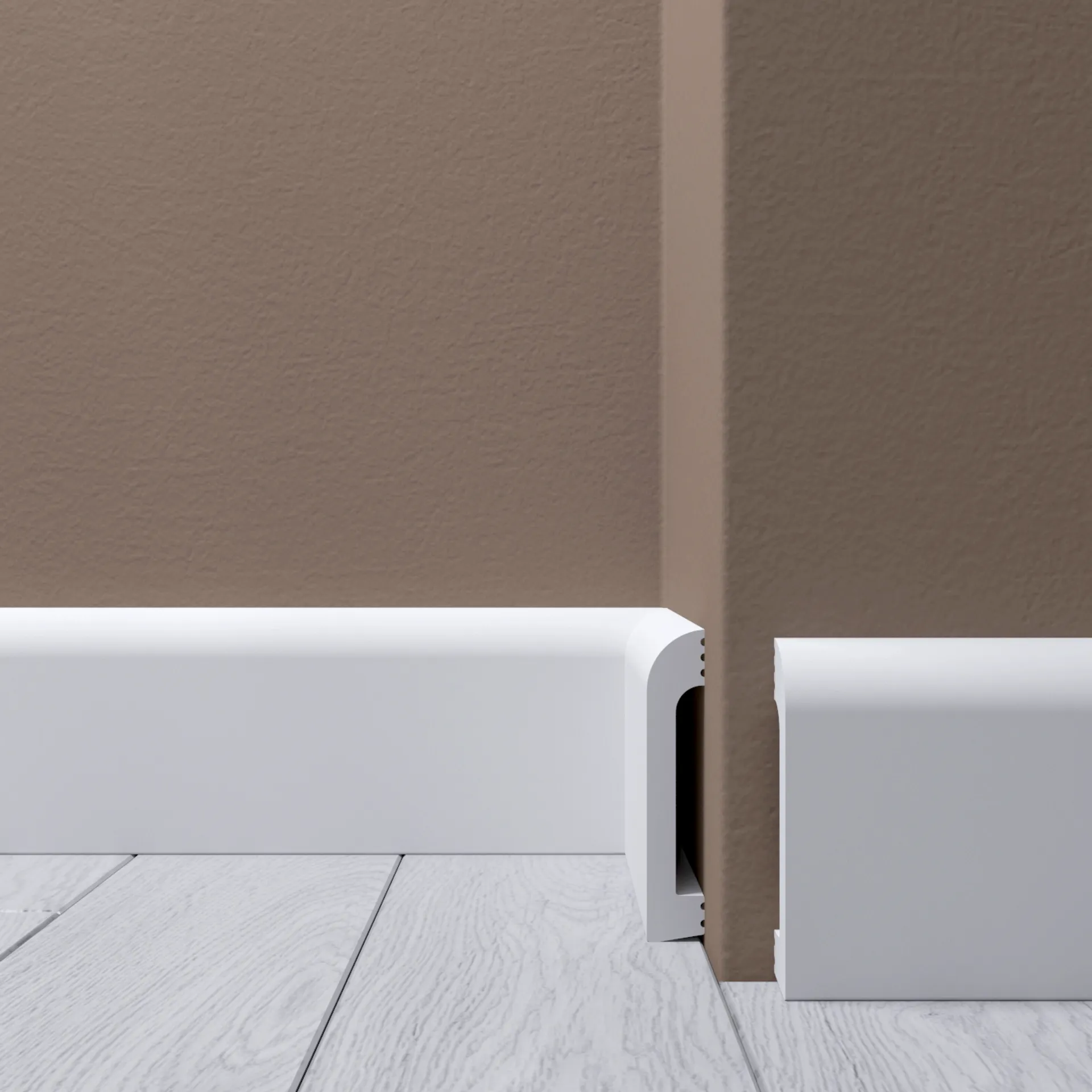 Плинтус напольный Н-6 80/15