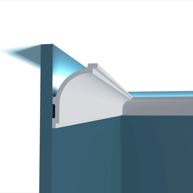 Карниз P143 (Скрытое освещение)